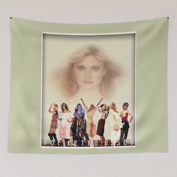 Item preview, Olivia Newton-John - Xanadu  - Framed Collage - Designed by PopRetroDisco designed and sold by popretrodisco.