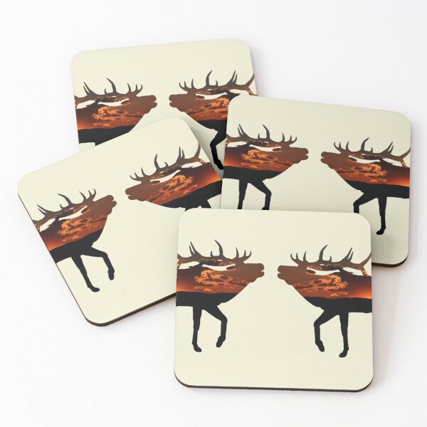 Item preview, Sunset Elk designed and sold by Whisperingpeaks.