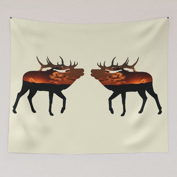 Item preview, Sunset Elk designed and sold by Whisperingpeaks.