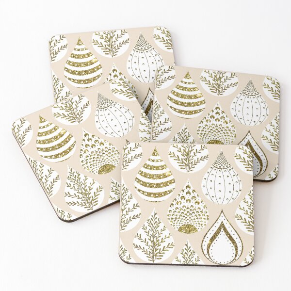 Item preview, Golden Christmas Mandala Drops designed and sold by Anakathrin.