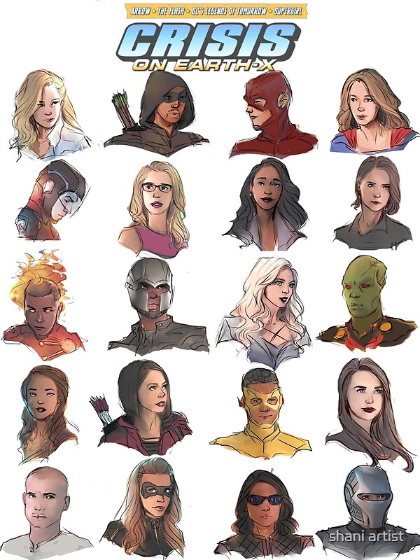"arrowverse" Posters by nishnoosh | Redbubble