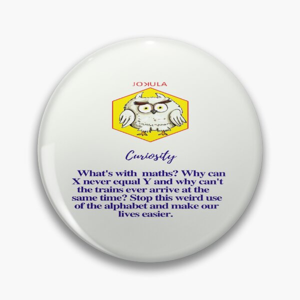 Item preview,  "Jokula curiosity 22 maths  " blue designed and sold by skoumpourdides.