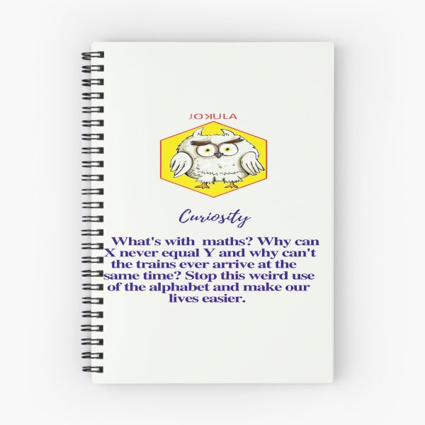 Item preview,  "Jokula curiosity 22 maths  " blue designed and sold by skoumpourdides.