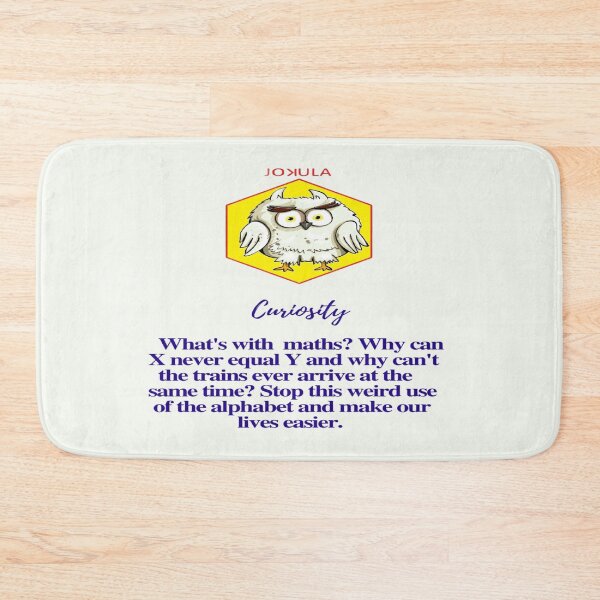 Item preview,  "Jokula curiosity 22 maths  " blue designed and sold by skoumpourdides.