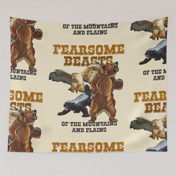 Item preview, Almost Heroes - Fearsome Beasts of the Mountains and Plains designed and sold by red-leaf.