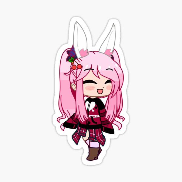 Chibi Girl Gacha Club Cheerful Rabbit - Happy Girl Sweet Star