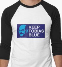 Camiseta ¾ estilo béisbol Mantenga Tobias Blue