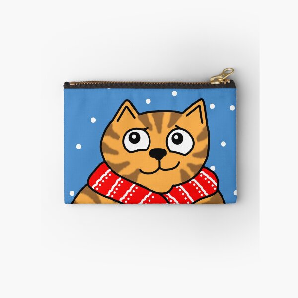 Item preview, Mitch the cat out in the snow designed and sold by Scat the cat.