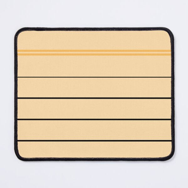 Item preview, Cream colored notebook paper with single black lines and yellow paragraph lines designed and sold by Giree07.
