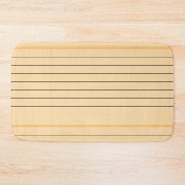 Item preview, Cream colored notebook paper with single black lines and yellow paragraph lines designed and sold by Giree07.