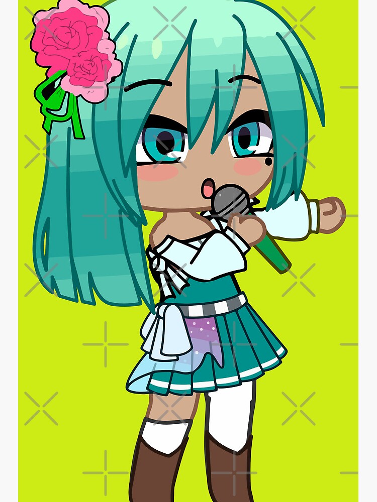 I made the singer girl from Toca band in gacha club because I feel