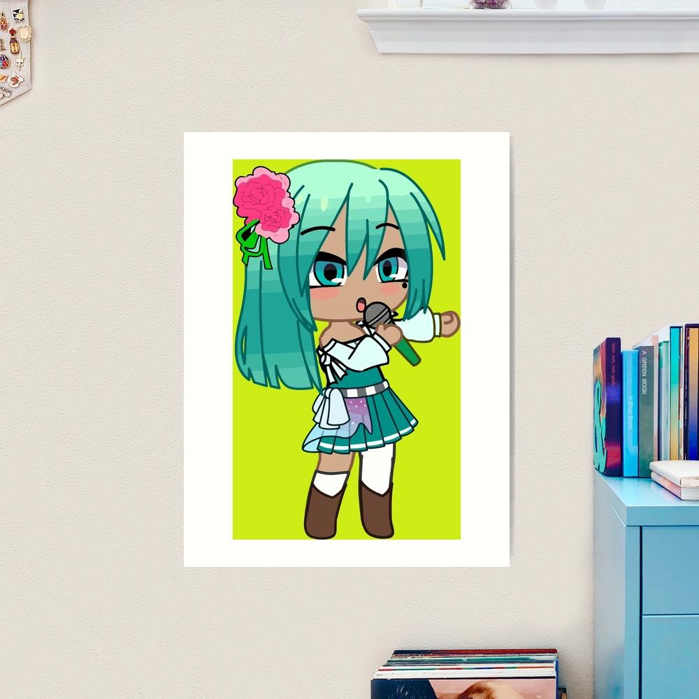 Gacha Club Singer Polly Doll. Chibi OC girl gacha club and Gacha life - Gacha  Club dolls Photographic Print by gachanime