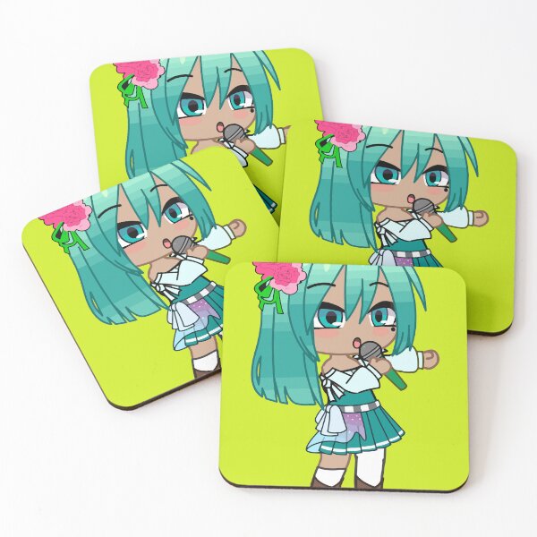 Item preview, Chibi girl singer from Gacha club. Pop style girl. Solo anime gacha chibi girl designed and sold by gachanime.