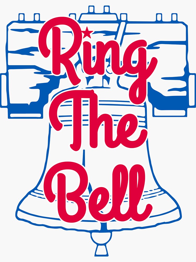 Ring The Bell Philadelphia Philly Baseball Christmas Sticker for