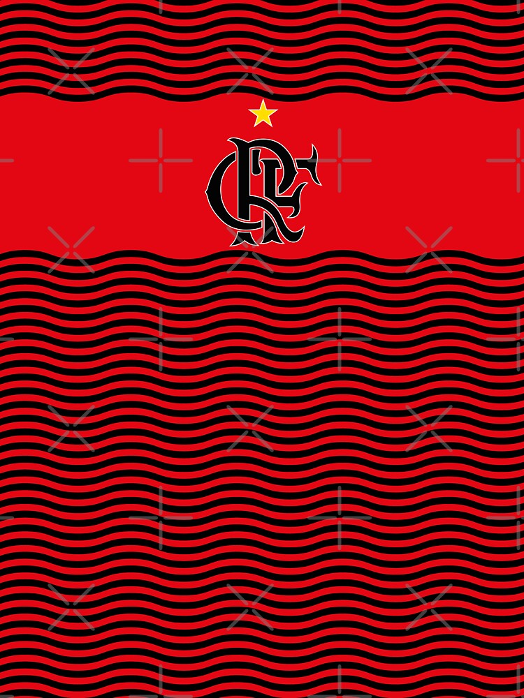 Camiseta do Flamengo FC Rubro Negro Blusa Mengão - Braziline