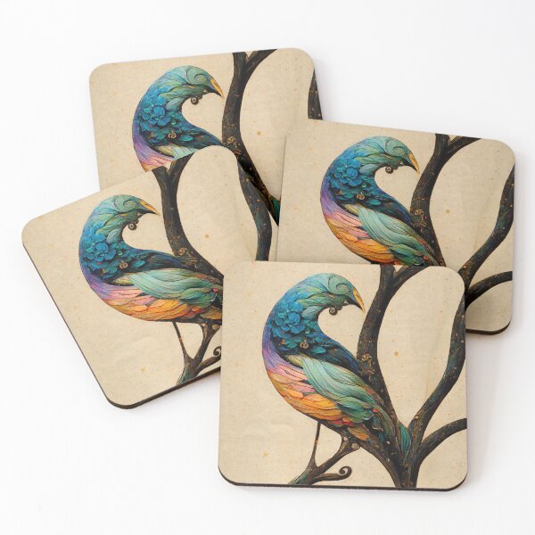 Item preview, Art Nouveau Bird designed and sold by WeddingPrint.