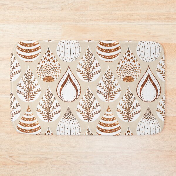 Item preview, Rose gold Christmas Mandala Drops designed and sold by Anakathrin.