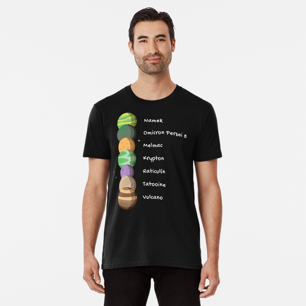 Siete Planetas Camiseta premium