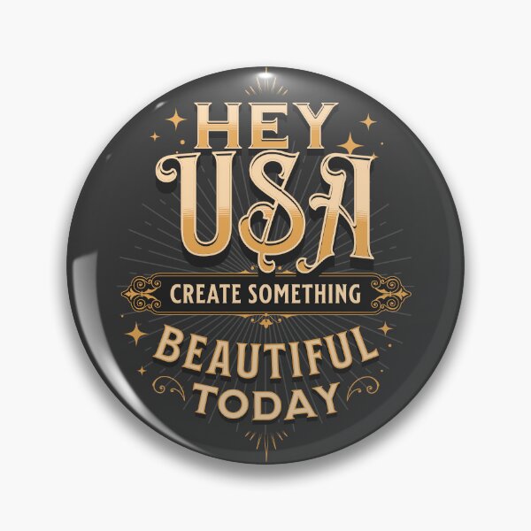 Item preview, Hey USA create something beautifull today designed and sold by OrleansKed.