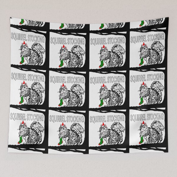 Item preview, Squirrel Stocking designed and sold by PareidoliaFair.