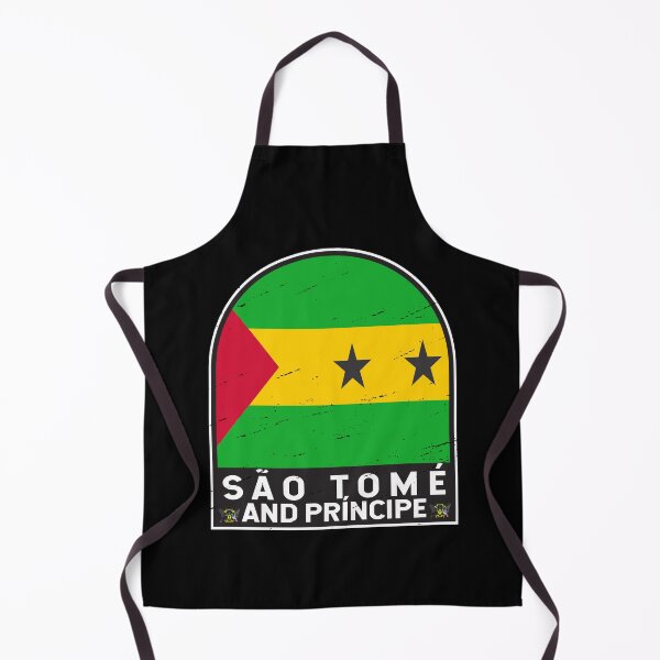 Item preview, São Tomé and Príncipe Flag Emblem Distressed Vintage designed and sold by KrisSidDesigns.