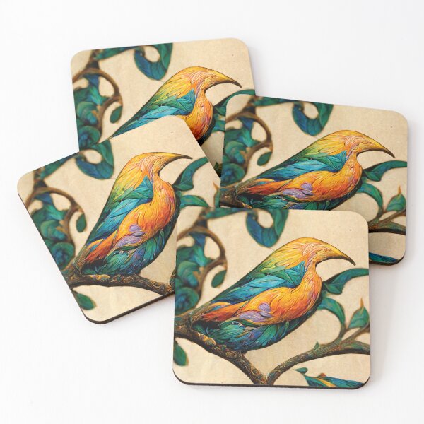 Item preview, Art Nouveau Bird designed and sold by WeddingPrint.