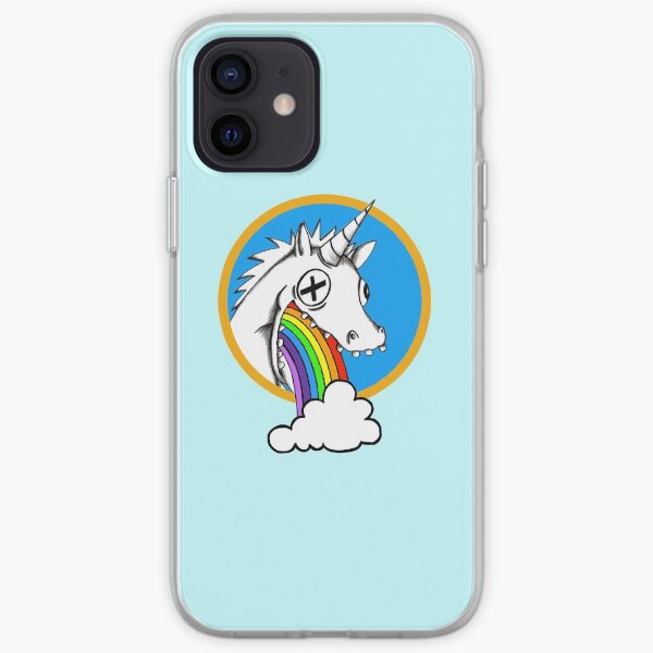Drunk Unicorns Make Rainbows! iPhone Soft Case