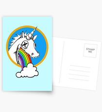 Drunk Unicorns Make Rainbows! Postcards