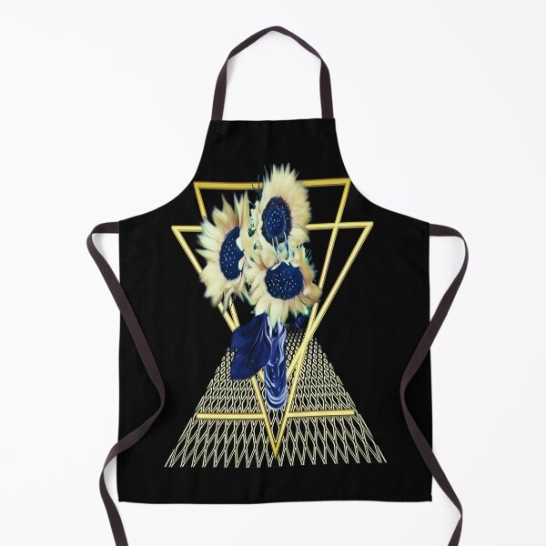 Item preview, Painted Sunflowers & Golden Triangles designed and sold by Paula Helit.