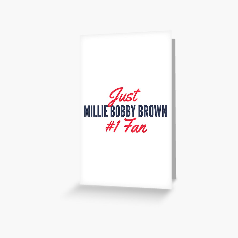 millie bobby brown Greeting Card by NASARZAHTI
