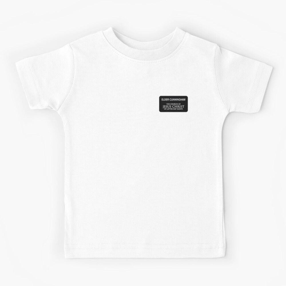 Book Of Mormon Name Design Elder Cunningham Kids T Shirt By Mtheatreshop Redbubble