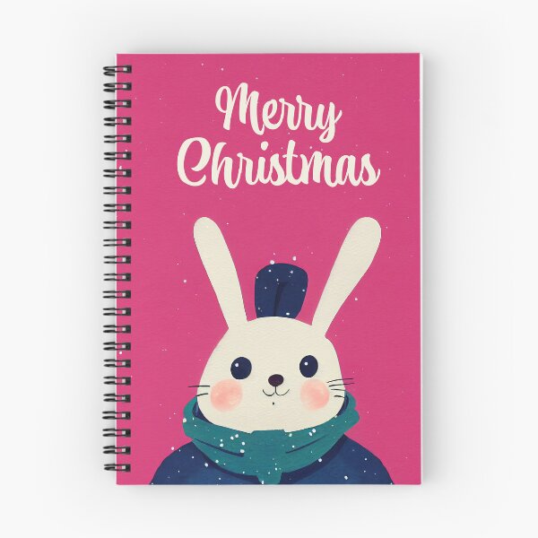Aperçu de l'œuvre Joyeux Noël lapin amusant créée et vendue par AppleElf.