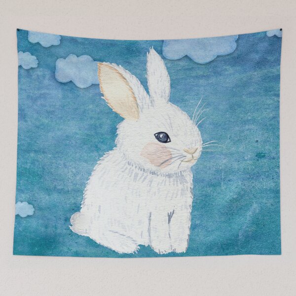 Item preview, Cute cartoon rabbit designed and sold by The Love Quill.
