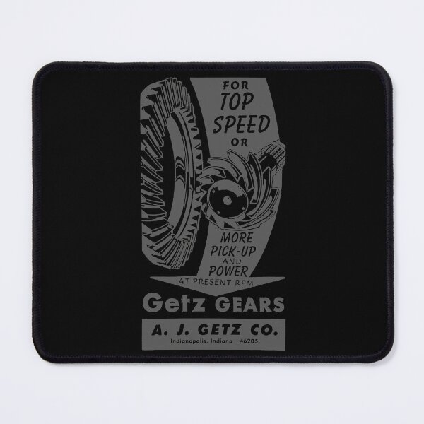 Item preview, Old Hot Rod advert in grey designed and sold by candc-retro.