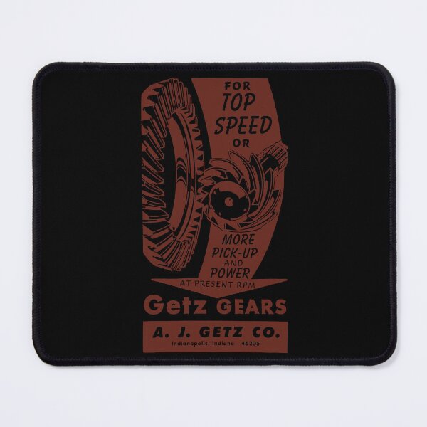 Item preview, Old Hot Rod advert in red designed and sold by candc-retro.