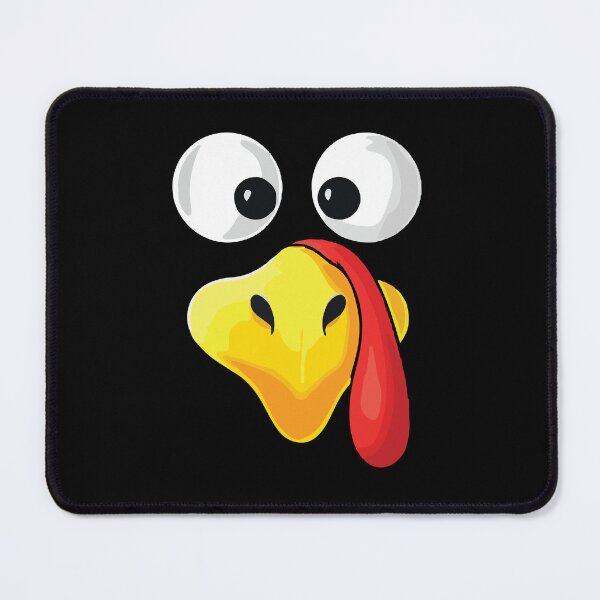 Item preview, Funny Cute Happy Merry Thanksgiving turkey face designed and sold by AVATAR-MANIA.