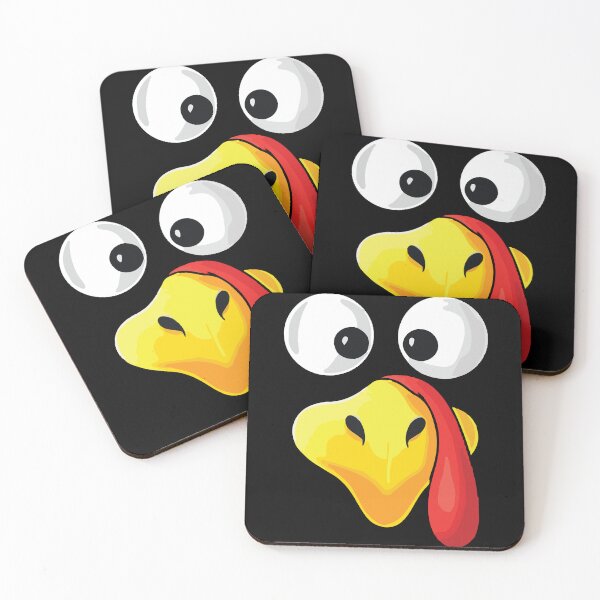 Item preview, Funny Cute Happy Merry Thanksgiving turkey face designed and sold by AVATAR-MANIA.