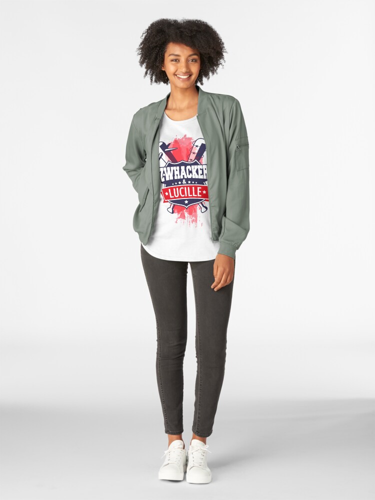 Vista alternativa de Camiseta premium de cuello ancho Z-Whacker & Lucille
