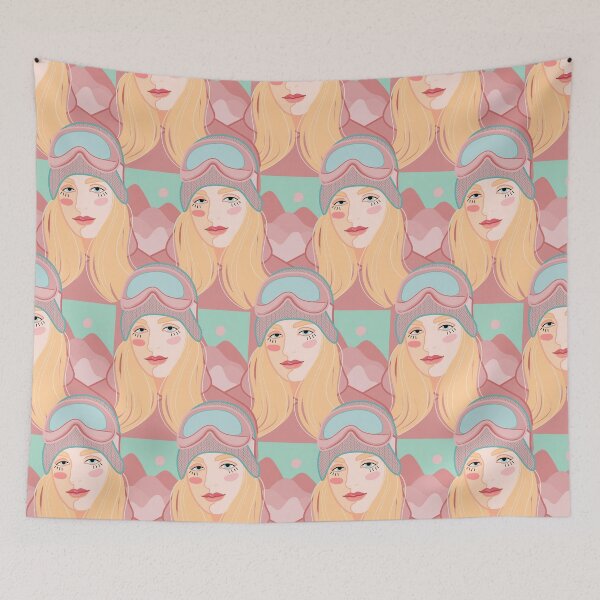 Item preview, girl in ski gear designed and sold by Kosinskaya.