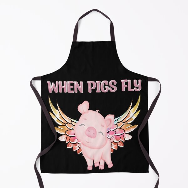 Item preview, When Pigs Fly - Cute Winged Pig designed and sold by handsoftime2020.