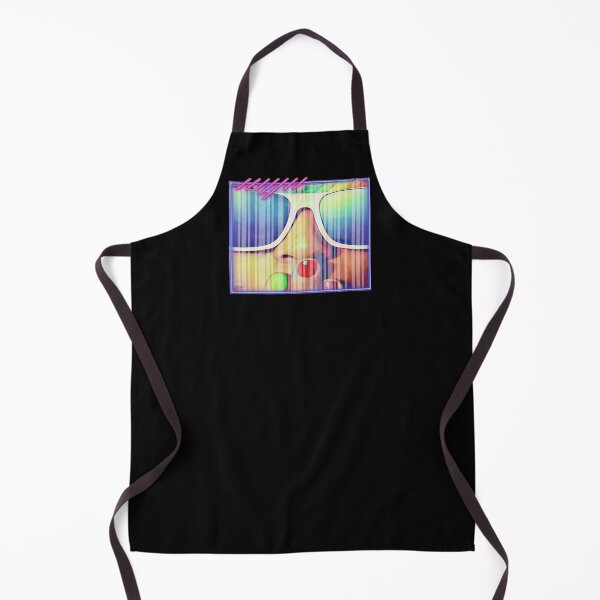Item preview, Retro 80's Girl Colorful Face Graphic designed and sold by Paula Helit.