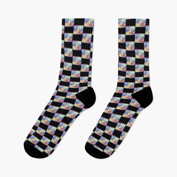 Item preview, Retro 80's Girl Colorful Face Graphic designed and sold by Paula Helit.