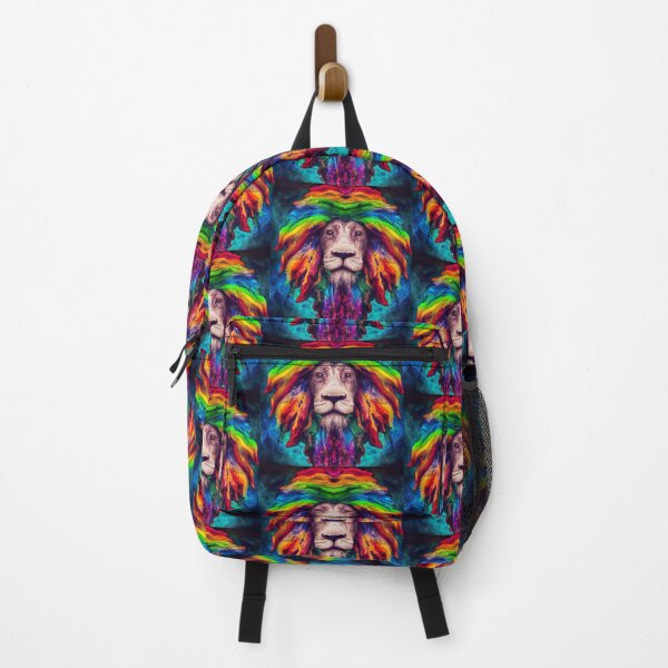 Item preview, Rasta lion rainbow head designed and sold by Ludvig823.