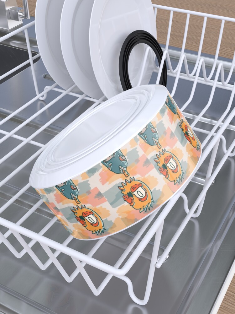 Alternate view of mischievous baby Pet Bowl