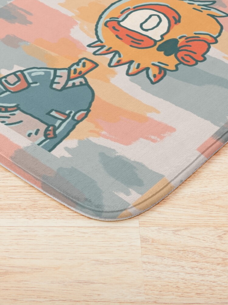 Alternate view of mischievous baby Bath Mat