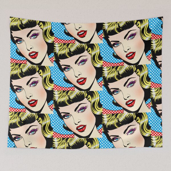 Item preview, Hermosa nena retro caliente designed and sold by ManifestoDesign.