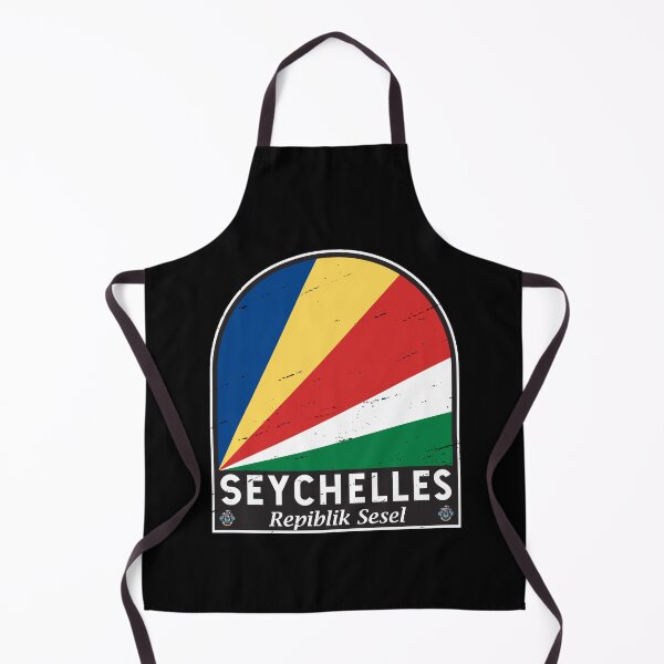 Item preview, Seychelles Flag Emblem Distressed Vintage designed and sold by KrisSidDesigns.