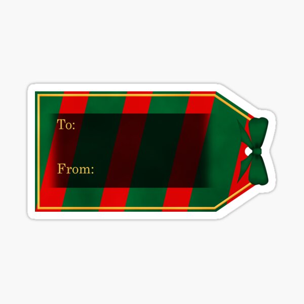 Christmas Gift Stickers Name Tags – cnhairaccessories