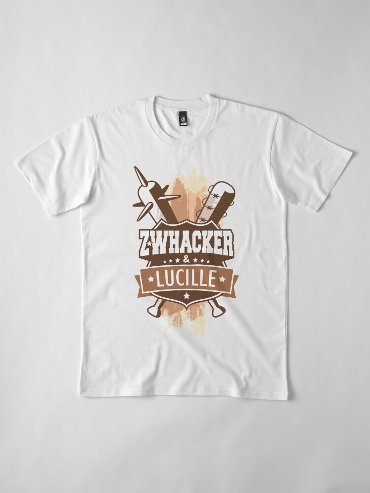 Vista alternativa de Camiseta premium Z-Whacker & Lucille. Sepia