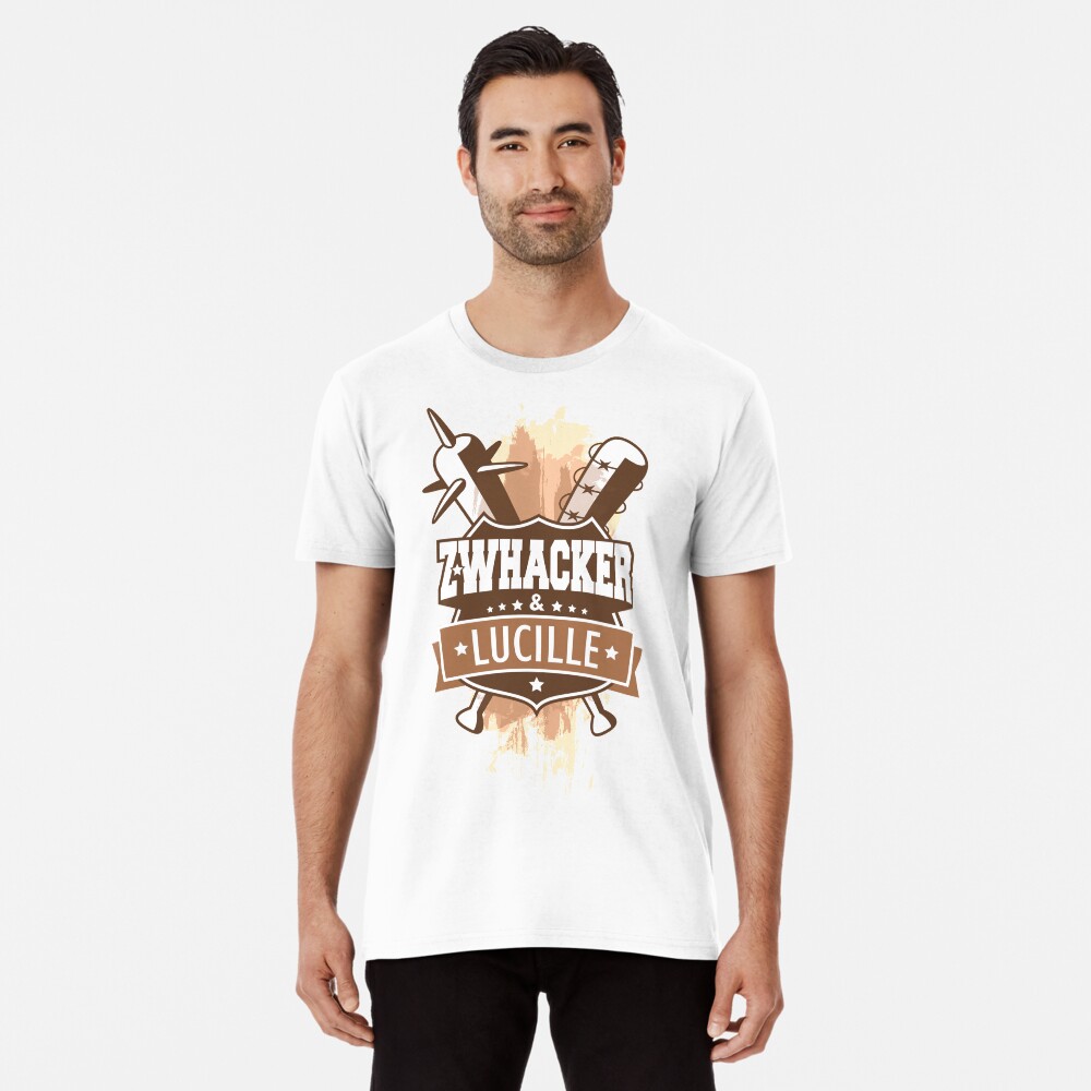 Z-Whacker & Lucille. Sepia Camiseta premium